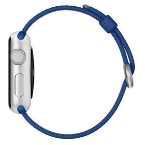 Apple Watch with Pearl Woven Nylon